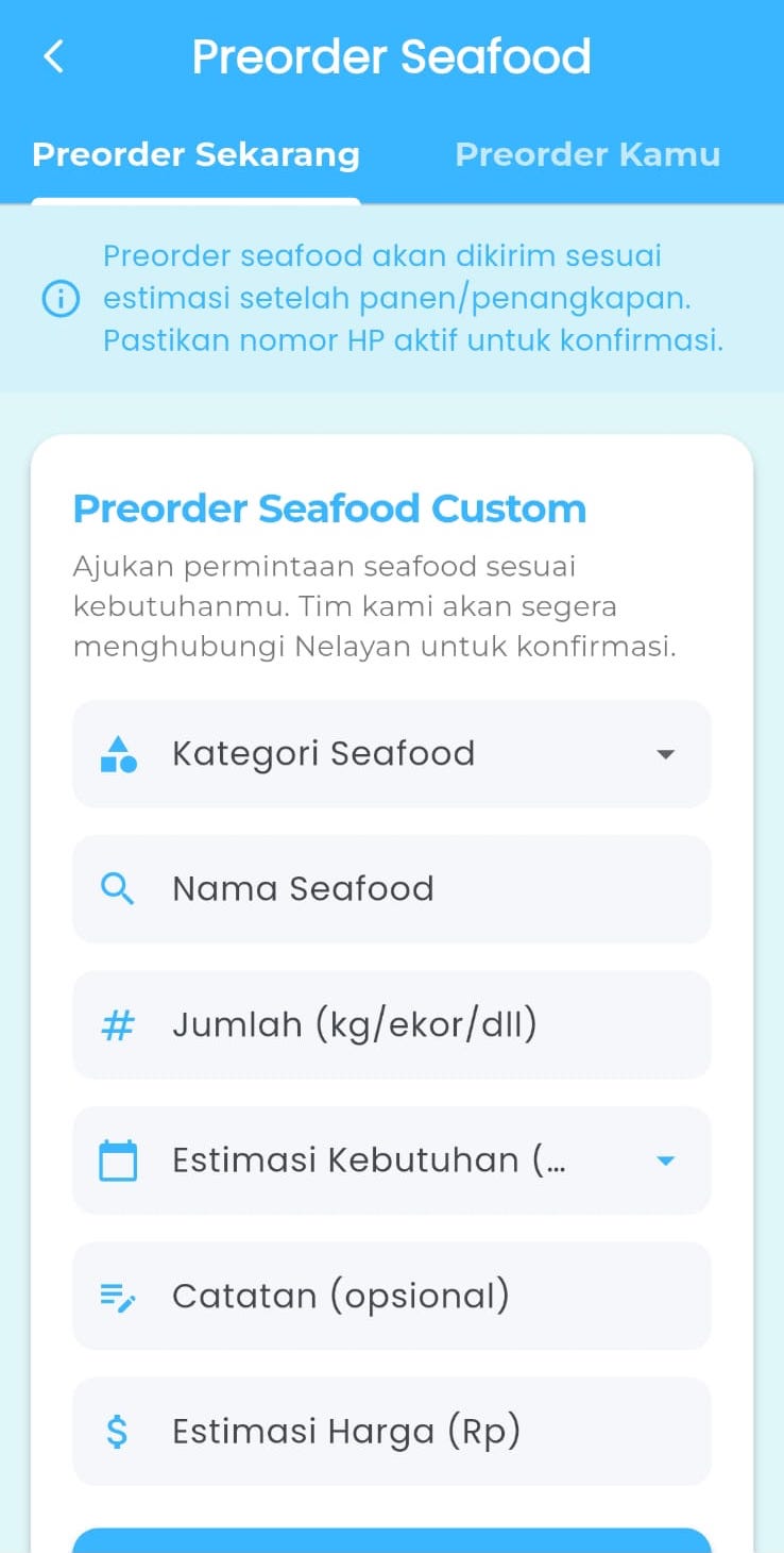Sistem Preorder